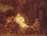 Abraham Receives the Three Angels REMBRANDT Harmenszoon van Rijn
